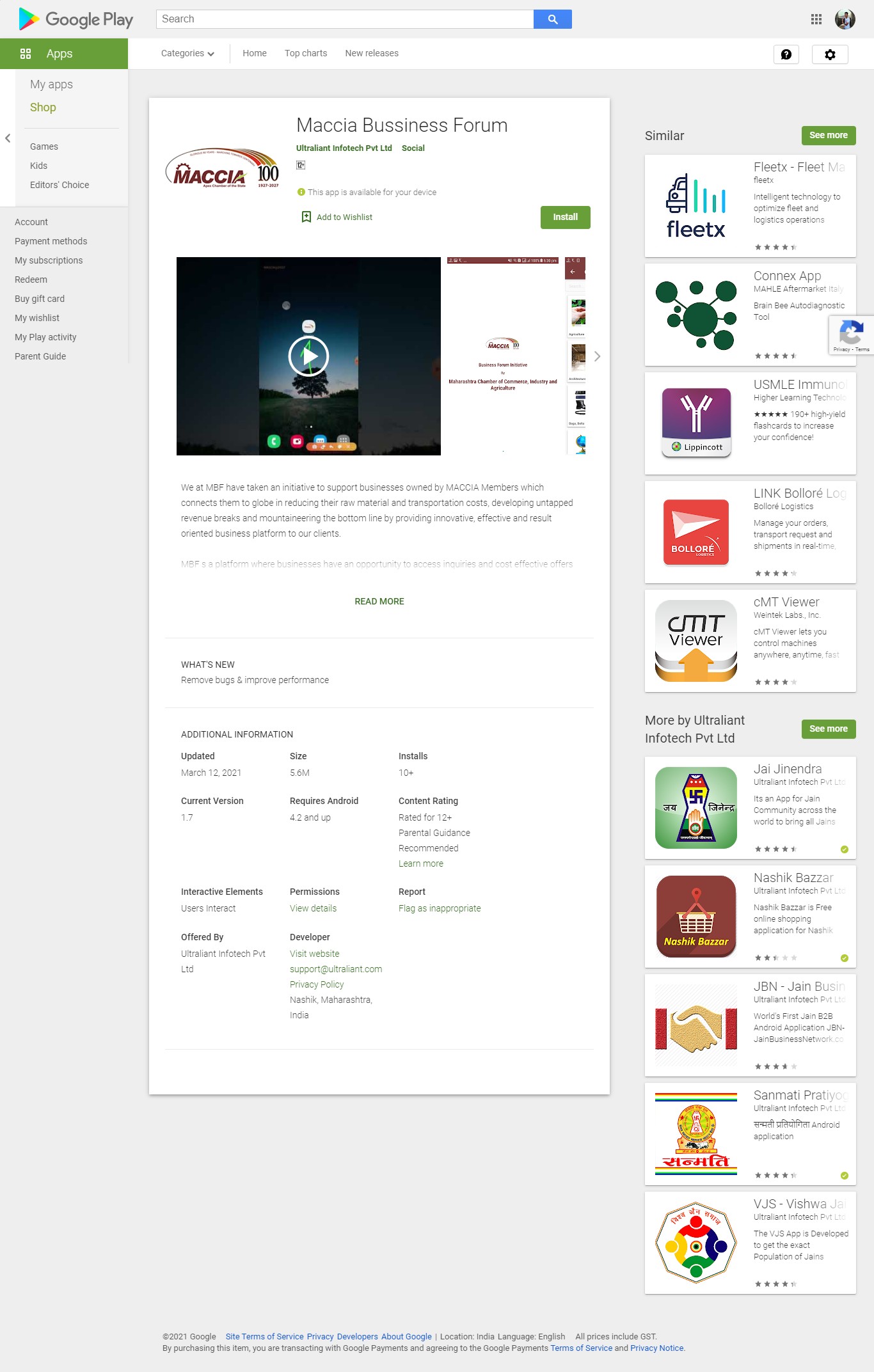 Maccia Bussiness Forum